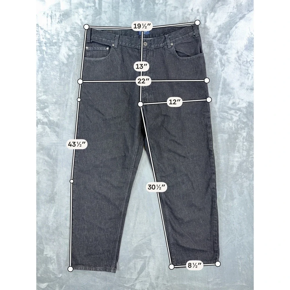 Vintage New Dockers Gentlemen's Fit‎ Jeans Men's Size 38x29 Black Denim Pants